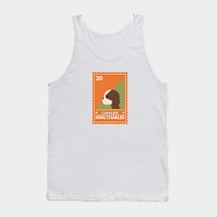 Cavalier King Charles Stamp Dog Owner Tank Top